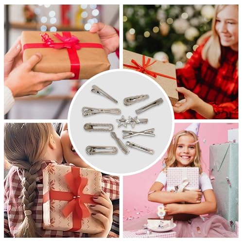Y2K Silver Star Hair Clips Metal Barrettes Cute Aesthetic Hairpins