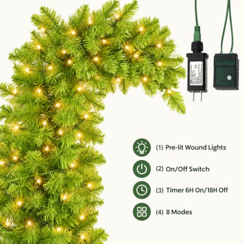 5Ft Whimsical Lime Green Artificial Christmas Tree, Bendable Holiday Decor