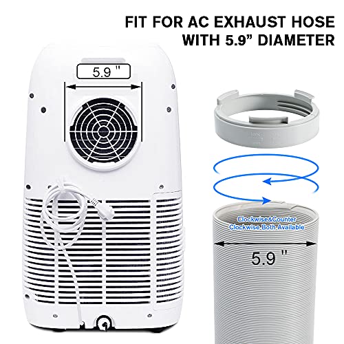 5.9" Air Conditioner Hose Connector Coupler Adapter - Kerykwan
