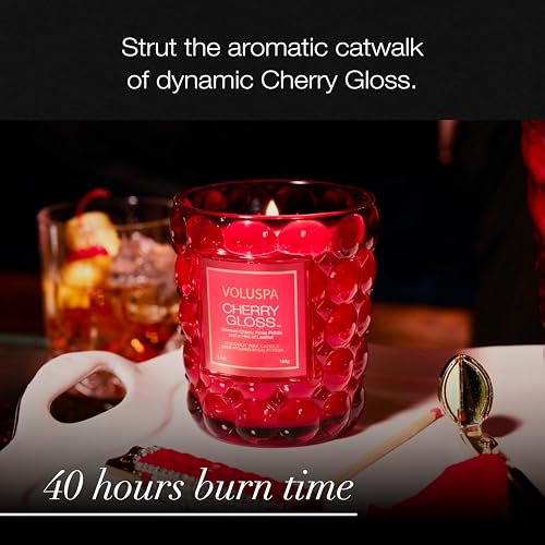 Classic - Cherry Gloss by Voluspa for Unisex - 6.5 oz Candle
