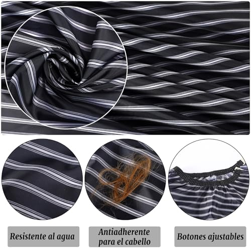 FEBSNOW Professional Barber Cape Adjustable Neckline Hair Cutting Apron