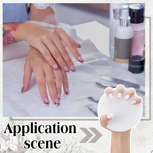 Acrylic Nail Display Boards - 4 Pcs Nail Art Props for Technicians