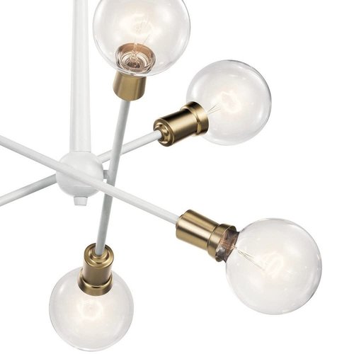 Kichler Lighting Armstrong 27.75" 6 Light Chandelier in Chrome