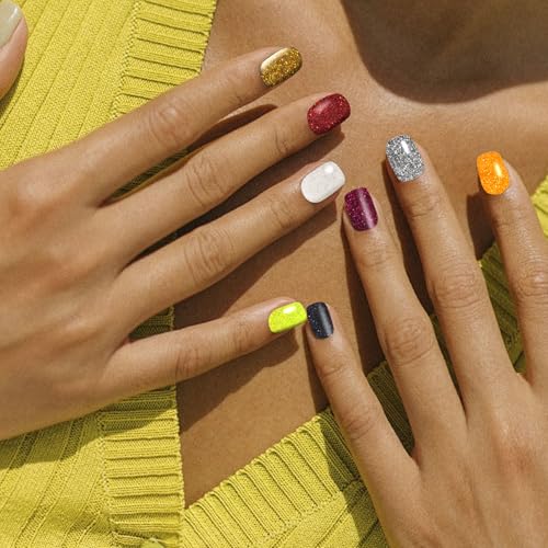 Nail Glitter Beads Set Multi-Color Shimmering Caviar Beads and Sequins