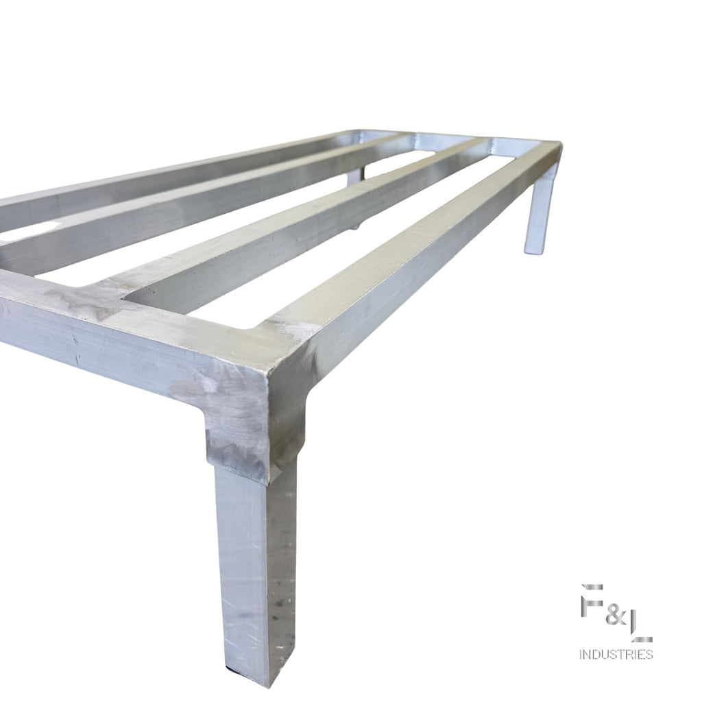 Winco Aluminum Dunnage Rack, 1,200 lbs Capacity, 14" x 24"
