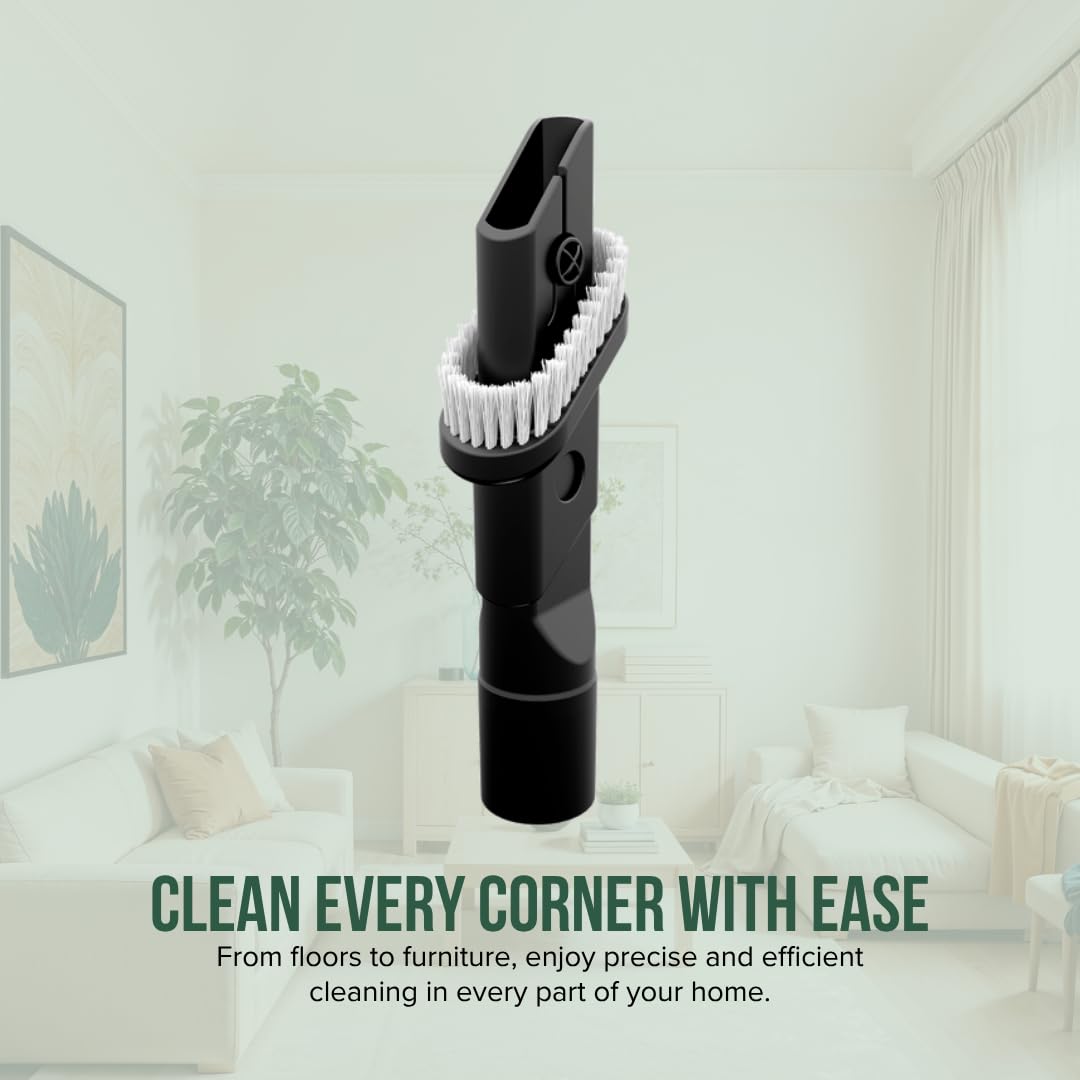 Selgo Replacement Combination Dusting Brush & Crevice Tool for Various Bissell Vacuum Cleaners