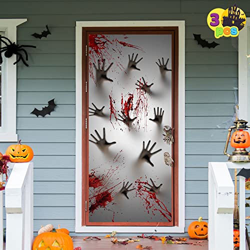 JOYIN Halloween Zombie Hands Door Cover - 3D Decor 30" x 72"