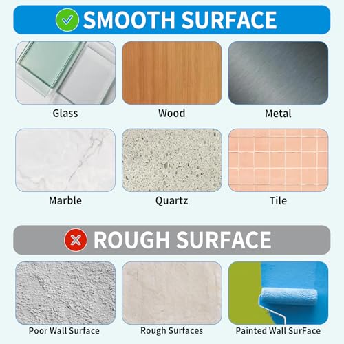 18-Pack Adhesive Shower Caddy Replacement Strips - No-Drill Mounts