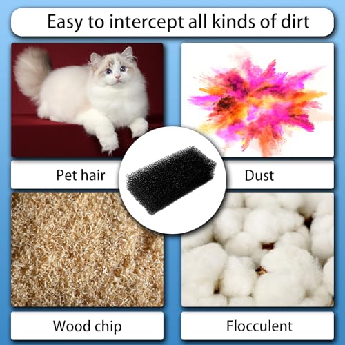 6-Pack Foam Filter Replacement for Shark CarpetXpert EX201 Vacuum Series