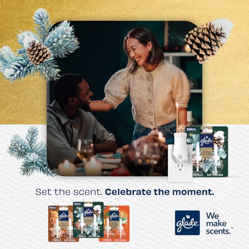 Glade PlugIns Scented Oil Refills, Twinkling Pine & Cedar, 2-Pack