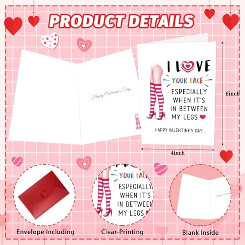 Funny Valentine's Day Card for Him - Naughty Gift for Husband & Boyfriend