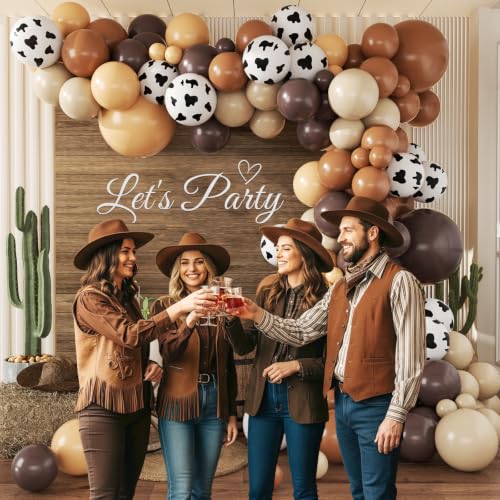 Cowboy Balloon Arch Kit - 31pcs Wild West Party Decorations