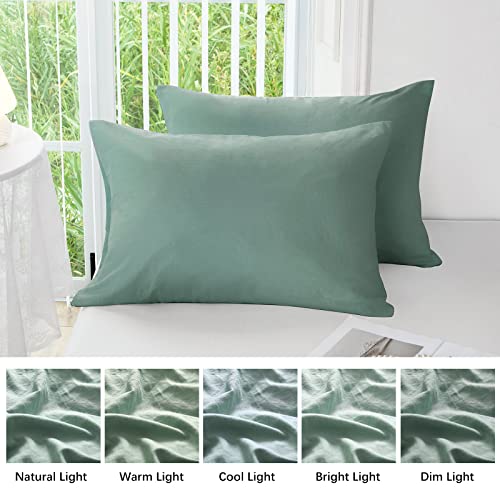 MILDLY Sage Green Body Pillowcase - 20x54 Inches, Soft Microfiber