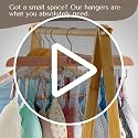 Haven Besties Large Bra Organizer Hanger, Black Lotus Wood with 20 Hooks