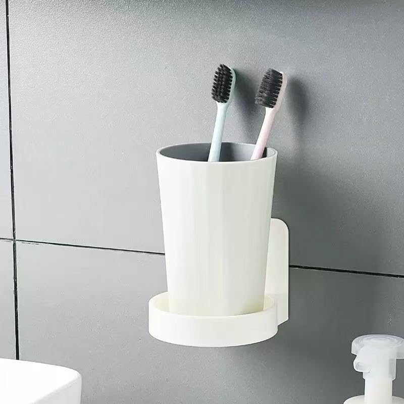 2PCS Adhesive Round Floating Wall Shelves, Drill-Free Storage Racks