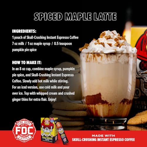 Fire Department Coffee Skull-Crushing Instant Espresso - 10 Packets