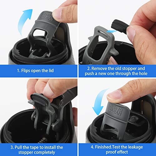 4-Pack Replacement Silicone Stoppers for Contigo West Loop Travel Mugs