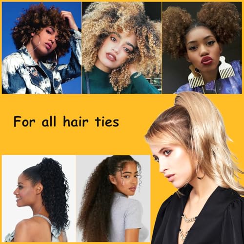 Sibba Adjustable Silk Hair Ties & Dreadlock Scrunchies - 2 Pack