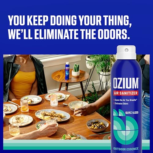 Ozium Outdoor Essence 8 Oz Air Sanitizer & Odor Eliminator Spray - Pack of 6