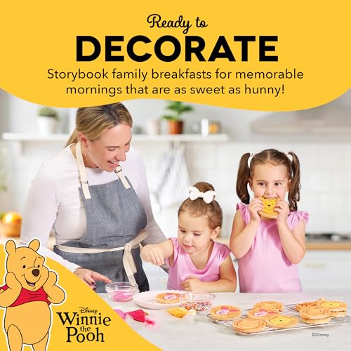 Dash MultiMaker Mini Waffle Plate Set - Winnie the Pooh & Piglet, 2-Pack