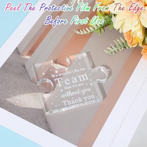 Acrylic Keepsake Desk Sign - Thank You Boss Gift for Coworkers