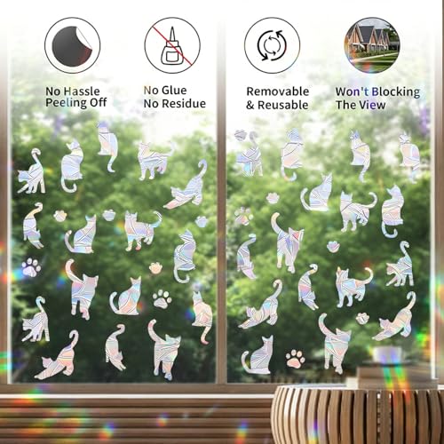 Reusable Hummingbird Window Clings to Prevent Bird Strikes