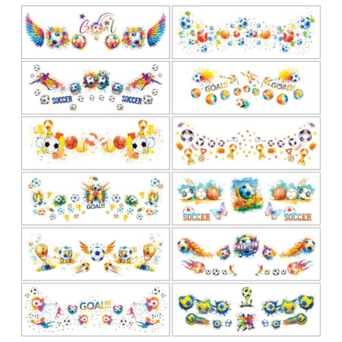 Rainbow Pride & Patriotic Temporary Face Tattoos - 8 Sheets