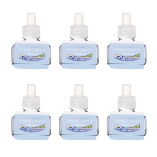 Yankee Candle Scent Plug Refill, Beach Walk (Pack of 6)