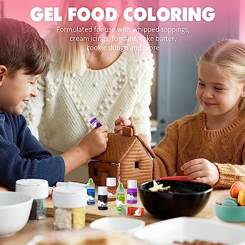 Gold Gel Food Coloring - Vibrant Edible Dye for Baking & Crafts