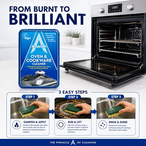 Astonish Oven & Cookware Cleaning Paste 5.3oz - Grease & Grime Remover, Pack of 1