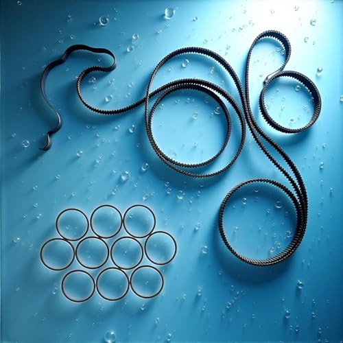 10-Pack Rubber Drive Belts for Xbox 360 Disk Drive and Rock Tumblers