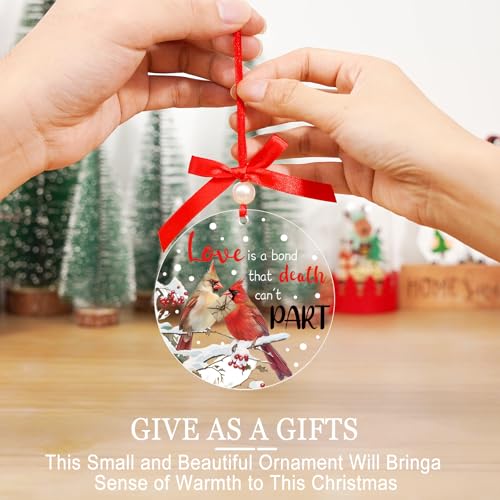 Cardinal Memorial Ornament for Loved Ones - Bereavement Gift