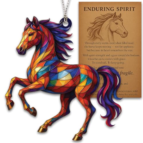 Acrylic Horse Suncatcher Ornament – Horsegifts1 for Horse Lovers