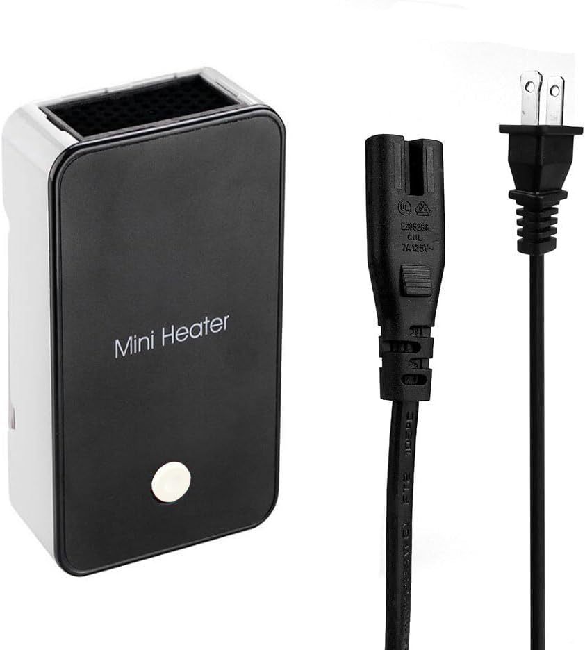 YOUCIDI Portable Electric Fan Heater - Energy-Saving Mini Room Warmer | Black Color