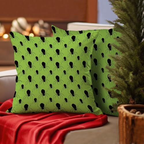 Throw Pillow Covers 18x18 Soft Holiday Decorative Cushion Cases 2PCS