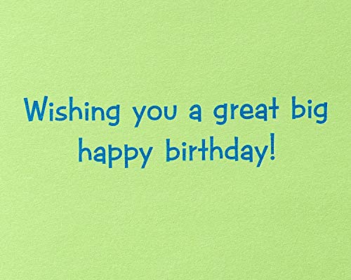 Papyrus 2nd Birthday Card Great Big Happy Birthday with Elephant & Gold Seal
