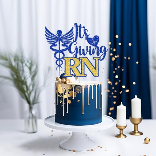 It's Giving RN Cake Topper - Graduation Decor for Nursing School 2025
