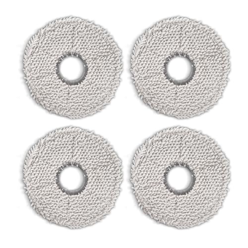4 Pack Microfiber Mop Pads for ECOVACS Deebot T30 Pro Max & More