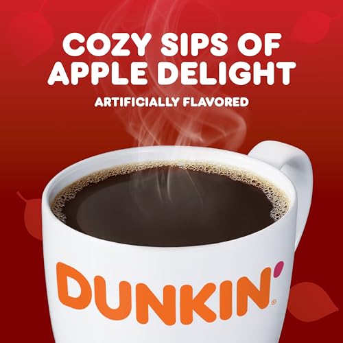 Dunkin' Apple Cider Donut Ground Coffee, Medium Roast, 11 oz (Pack of 6)