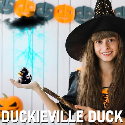 Gothic Resin Duck Decor - Unique Punk Style Decorative Duck
