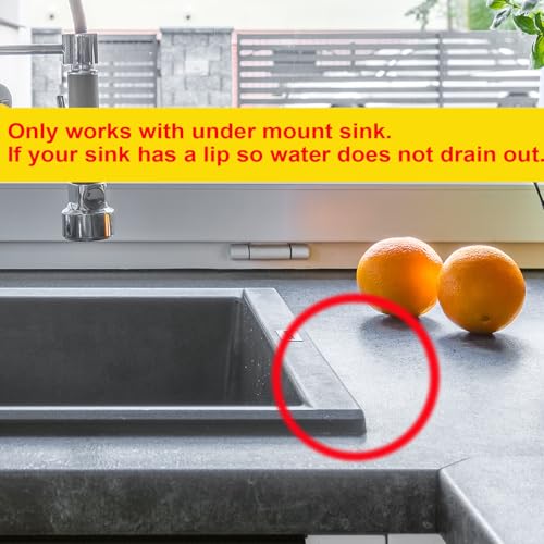 GUUKIN Gray Sponge Holder for Kitchen Sink - 5x3.5 Inch Auto-Draining Soap Tray & Organizer