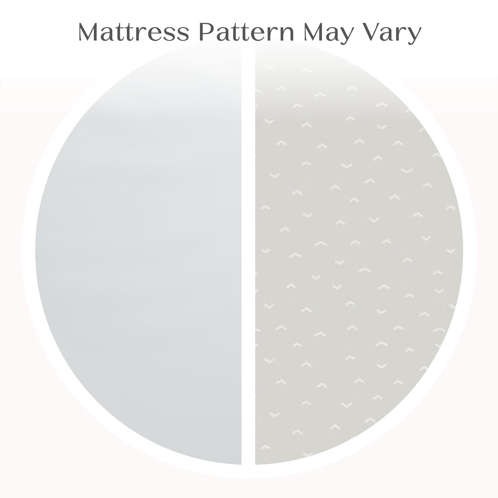 Delta Children Twinkle Galaxy Limited 4-inch Mini Crib Mattress - Premium Sustainably Sourced Fiber Core - Waterproof - GREENGUARD Gold Certified (Non-Toxic) - 5 Year Warranty - Made in USA