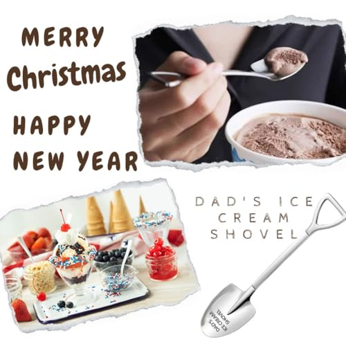 Personalized Engraved Ice Cream Spoon for Dad - Funny Gift