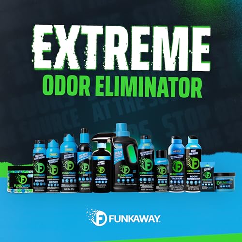 FunkAway Odor Eliminating Spray for Shoes & Gear - 8 oz (4 Pack)