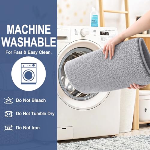 OLANLY Thick Memory Foam Bath Mat 30x20 - Soft, Non-Slip, Quick Dry