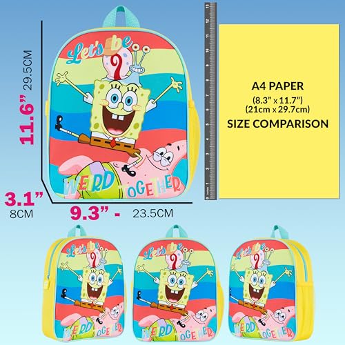 SPONGEBOB SQUAREPANTS Backpack for Kids, 11.6¡± x 9.25¡± x 3.14¡±