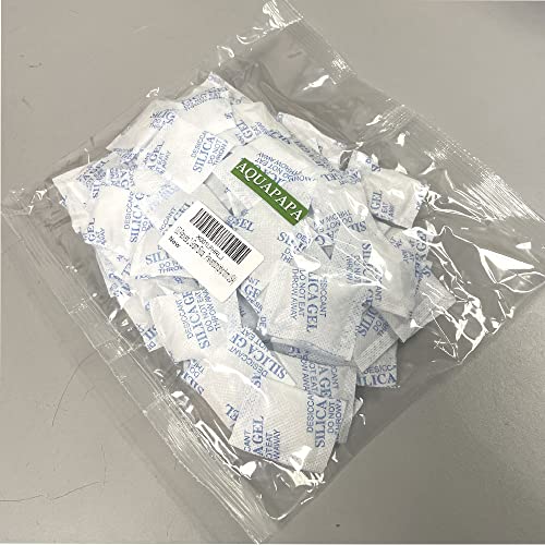 Premium Silica Gel Desiccant Packs - 100 Packets, 2g Each for Moisture Control