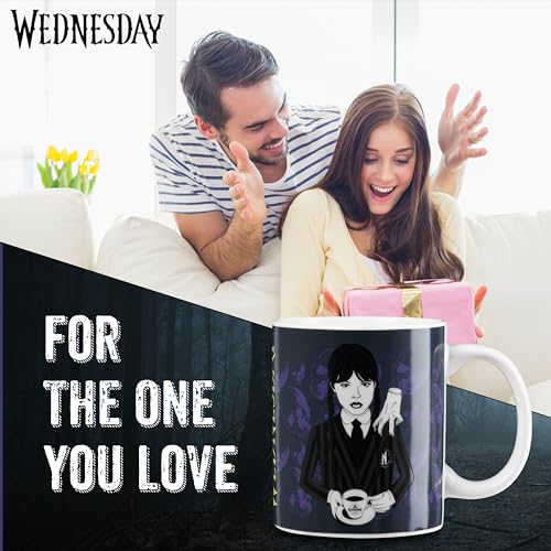 Wednesday Color Changing Magic Mug - Gothic Ceramic Coffee Cup