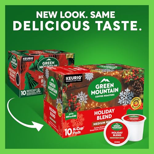 Green Mountain Coffee Roasters, Holiday Blend Coffee, Keurig Single