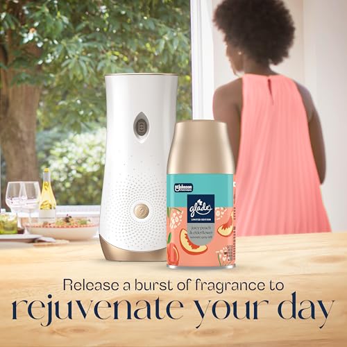 Glade Juicy Peach & Elderflower Automatic Spray Refill - 6.2 Oz
